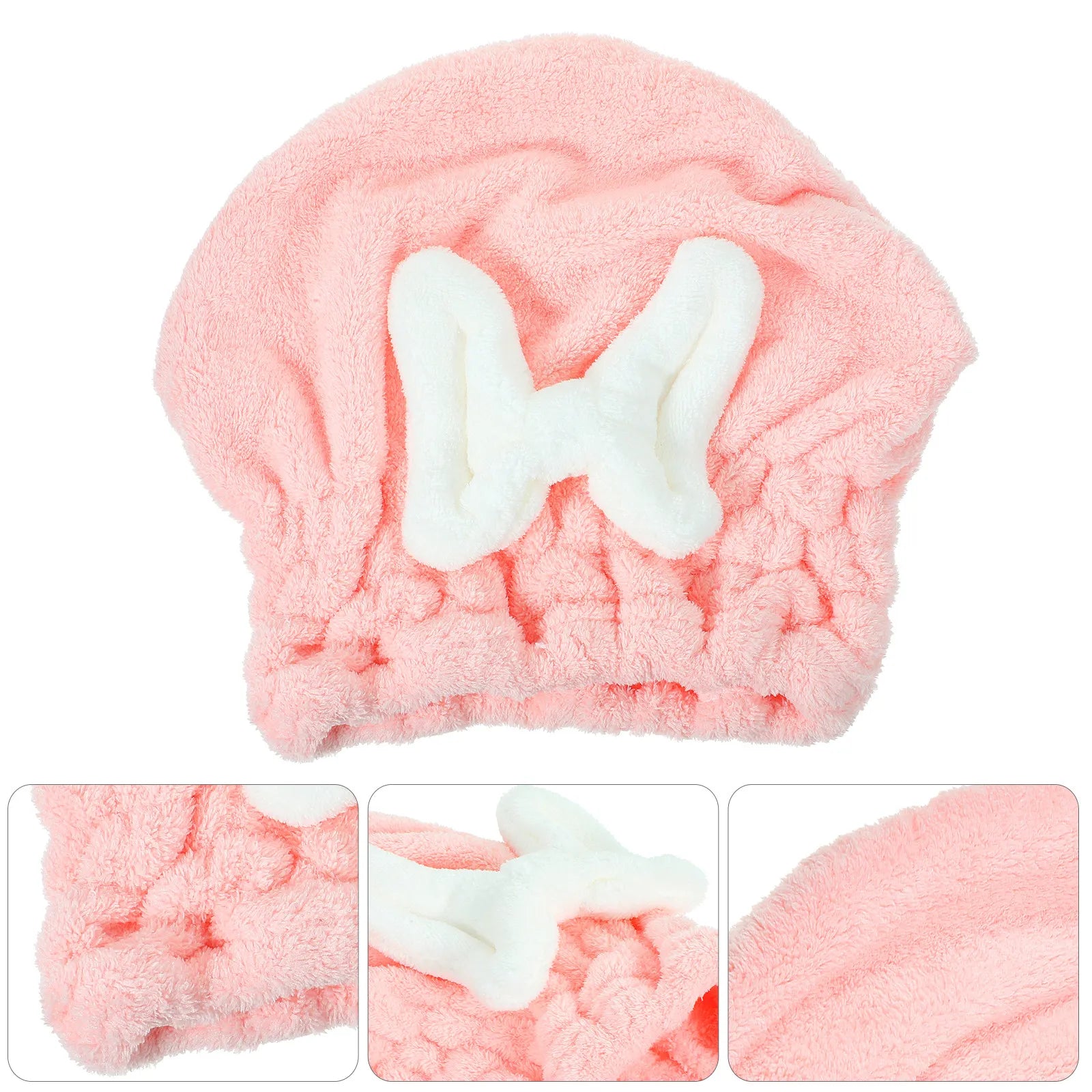 1 Unit Absorbent Hair Drying Cap Dry Towel Turban for Women Comfortable Bath Head Wrap for Wet Hair Care