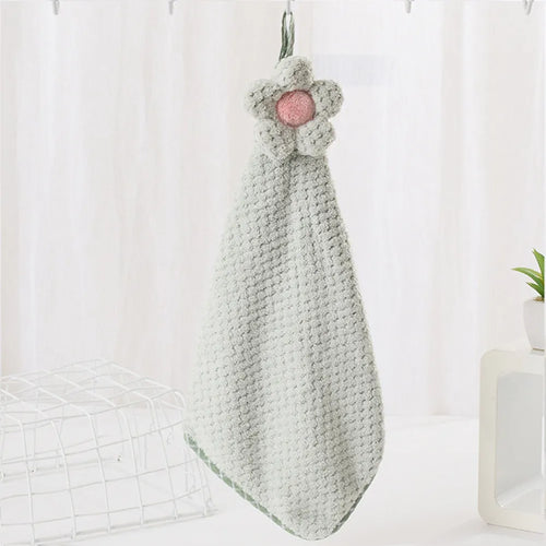 5 pcs Hand Towel Sunflower Pattern Absorbent Bathroom Hand Towels For Bathroom Kitchen Cleaning Cloth Household Towels