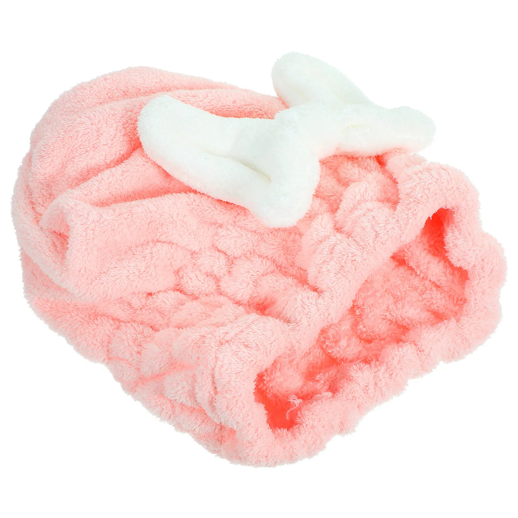 1 Unit Absorbent Hair Drying Cap Dry Towel Turban for Women Comfortable Bath Head Wrap for Wet Hair Care